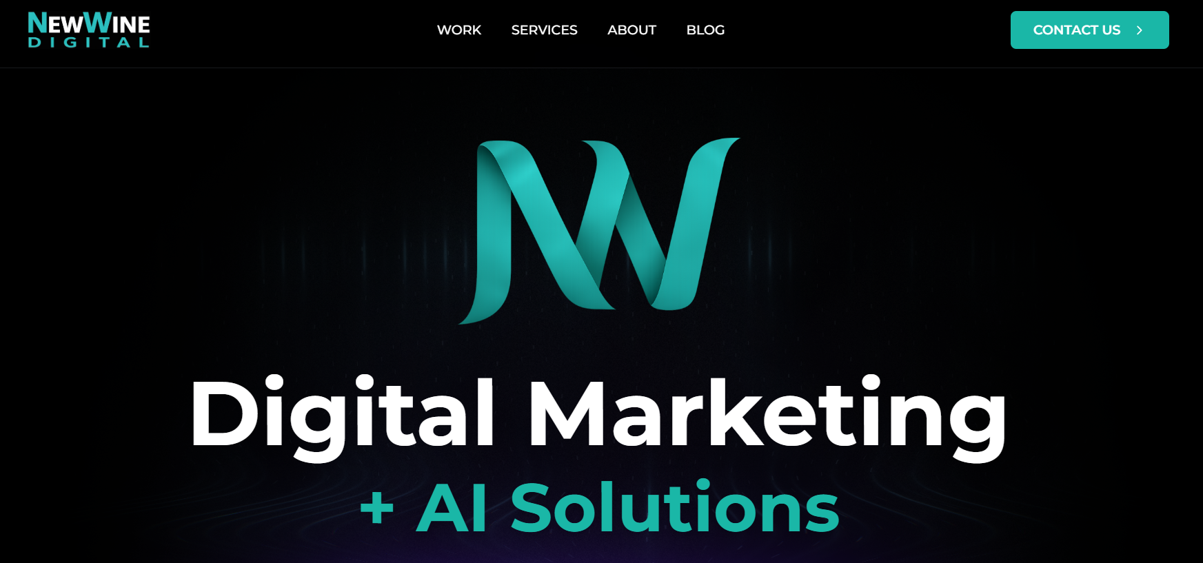 New Wine Digital landing page